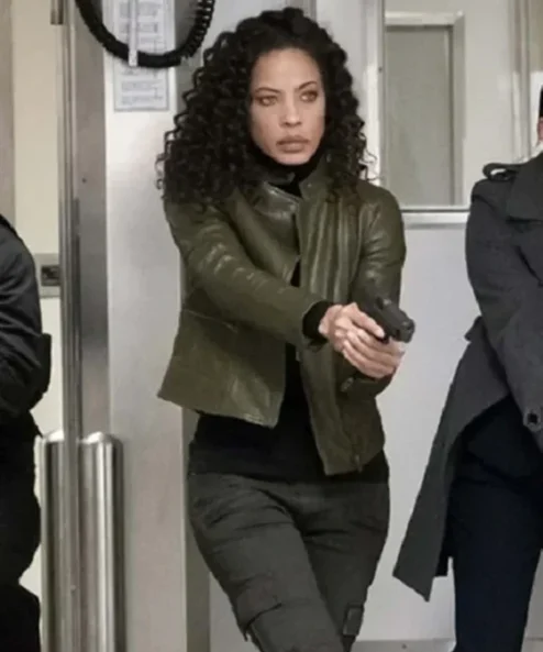 The Blacklist S03 Nez Rowan Green Jacket