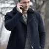 The Blacklist Tom Keen Fur Collar Suede Black Jacket