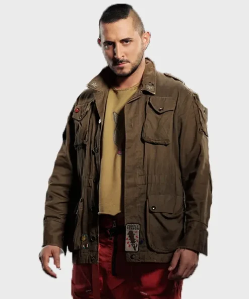 The Boys Frenchie Green Field Jacket