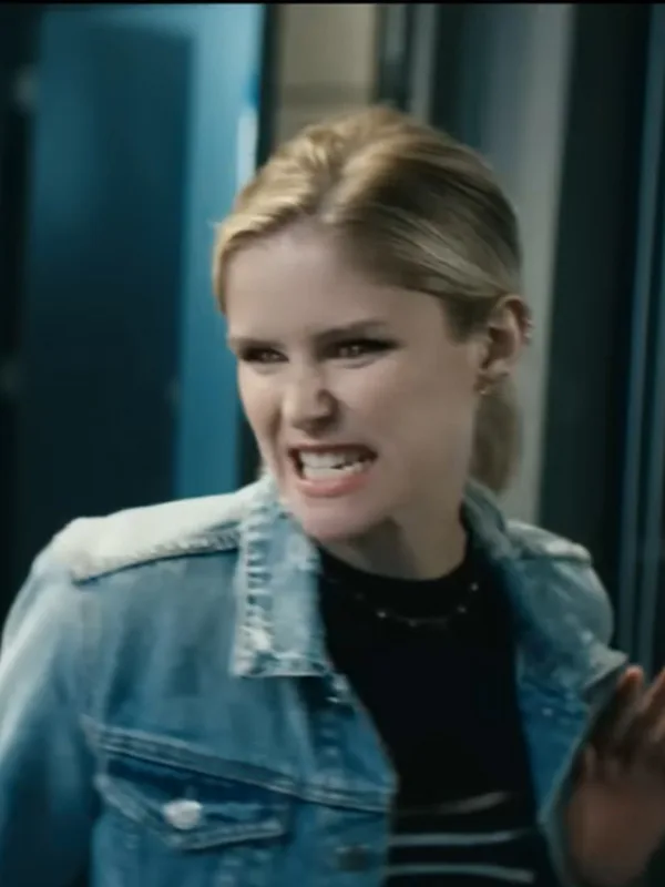 The Boys S03 Annie January Sky Blue Denim Trucker Jacket