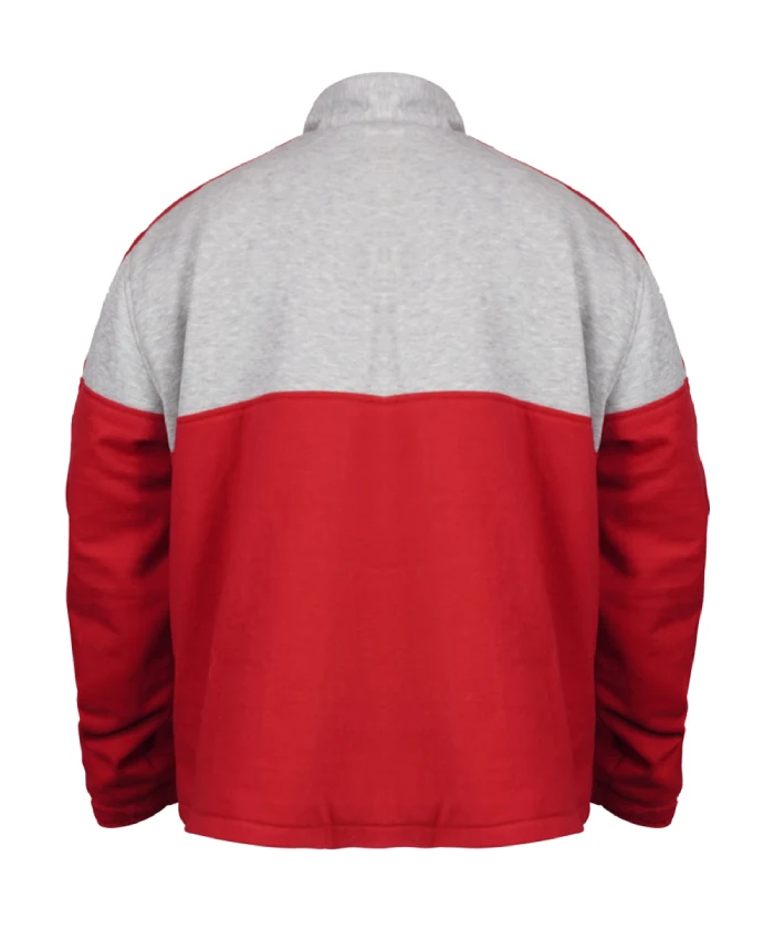 Soldier Boy Red Grey Zipper Jacket