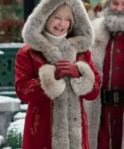 The Christmas Chronicles Mrs Claus Red Hooded Parka Coat