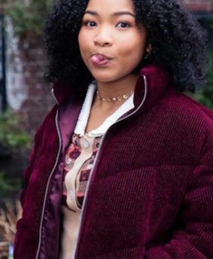 Maroon cord jacket on sale