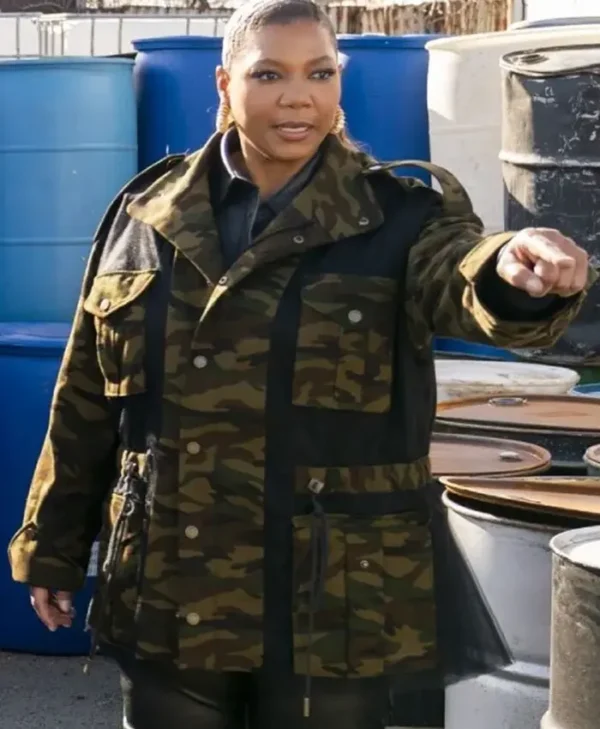 The Equalizer Robyn McCall Camo Denim Jacket