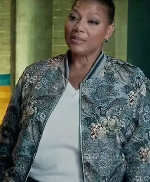 The Equalizer Robyn McCall Flowers Printed Jacket