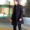 The Eternals Ikaris Black Mid Length Wool Coat
