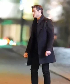 The Eternals Ikaris Black Mid Length Wool Coat