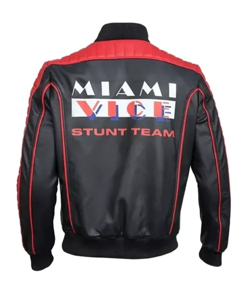 The Fall Guy Miami Vice Stunt Team Jacket Back