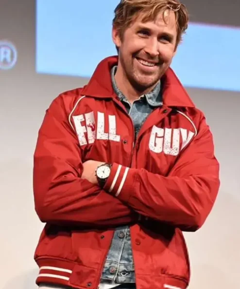 The Fall Guy Ryan Gosling Bomber Red Jacket