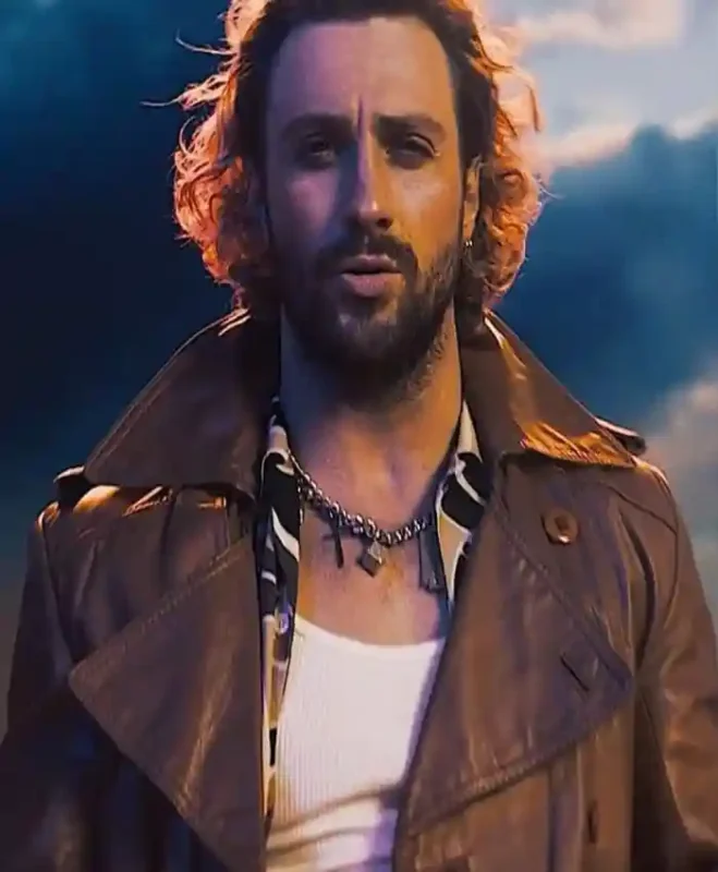 Tom Rider Fall Guy Tom Ryder Leather Brown Coat The Fall Guy 2024