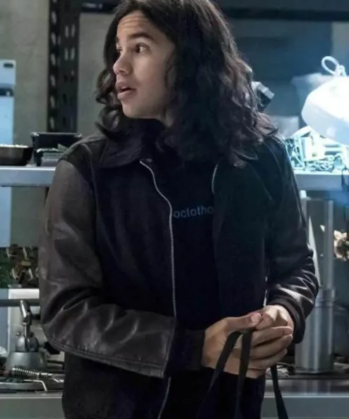 The Flash Carlos Valdes Letterman Jacket