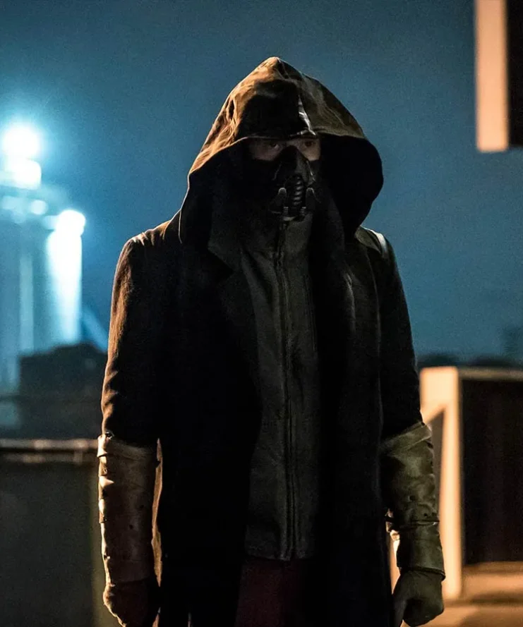 The Flash Cicada Brown Trench Coat