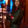 The Flash Natalie Dreyfuss Black Leather Jacket