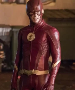 The Flash S04 Grant Gustin Red Jacket