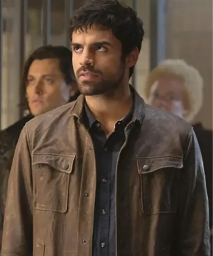 The Gifted Eclipse Suede Leather Brown Jacket