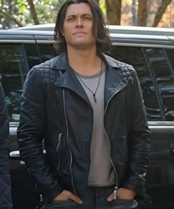 The Gifted John Proudstar Quilted Biker Leather Jacket