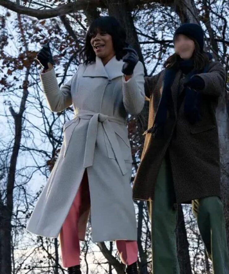 The Girls on the Bus Kimberlyn White Coat