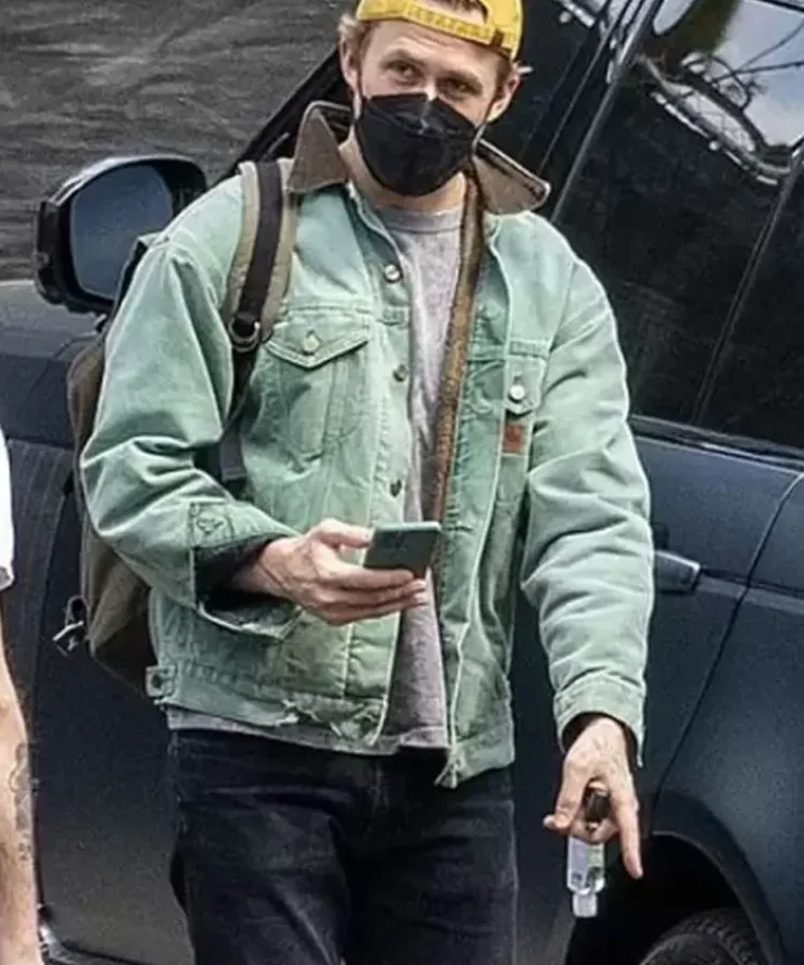 The Gray Man Court Gentry Denim Men Trucker Jacket