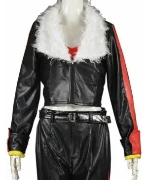 The Hedgehog Sonic Shadow Black Fur Jacket