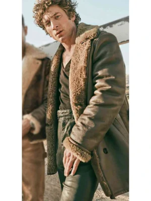 Kerry Von Erich 2023 The Iron Claw Brown Leather Coat