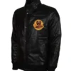 The-Karate-Kid-Cobra-Kai-PU-Leather-Bomber-Jacket-black-Front