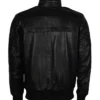 The Karate Kid Cobra Kai PU Leather Bomber Jacket black back