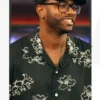 The Kelly Clarkson Show Kwame Onwuachi Black Floral Shirt