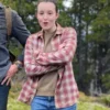 The Last Of US Bella Ramsey Plaid Pink Shirt