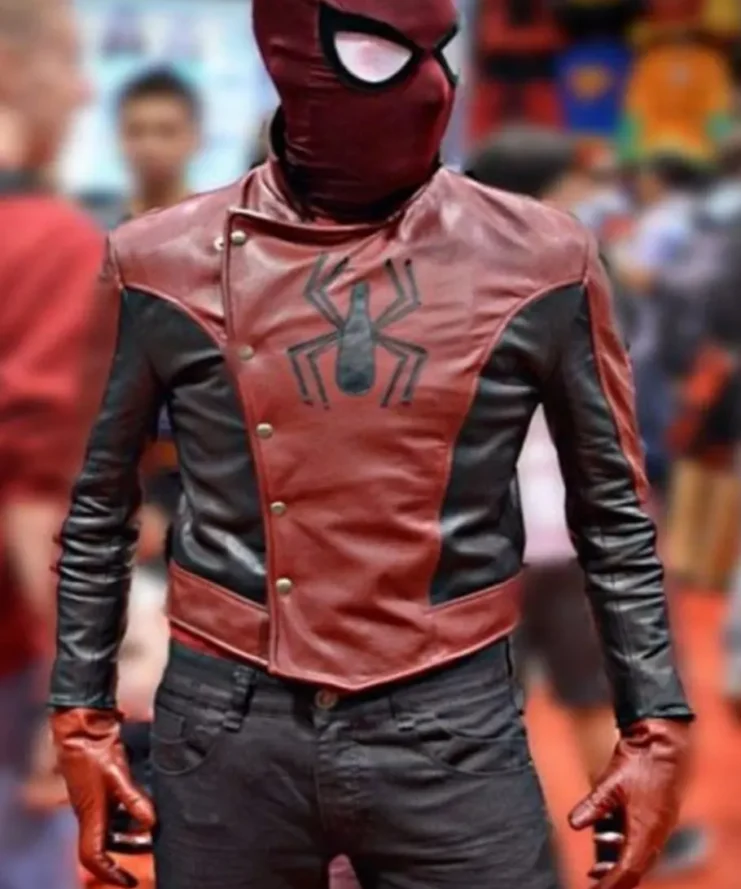 The Last Stand Spider Man Peter Parker Slimfit Leather Jacket