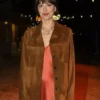 The Lost Daughter Dakota Johnson Telluride Festival Brown Jacket