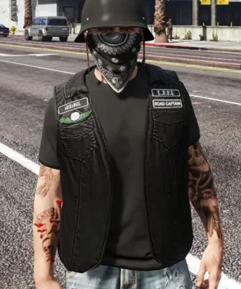 The Lost MC GTA 5 Black Leather Vest 510x656 1