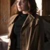 The Man In The High Castle S02 Alexa Davalos Brown Trench Coat