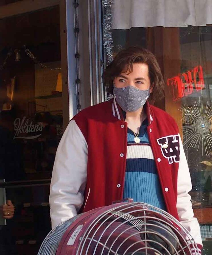 The Many Saints of Newark Letterman Cotton Jacket