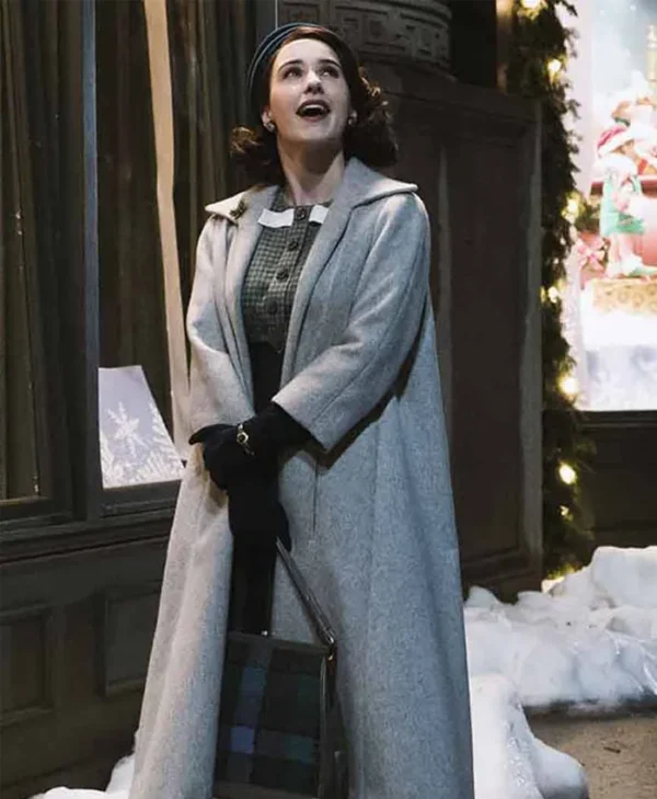 The Marvelous Mrs. Maisel Rachel Brosnahan Grey Trench Coat