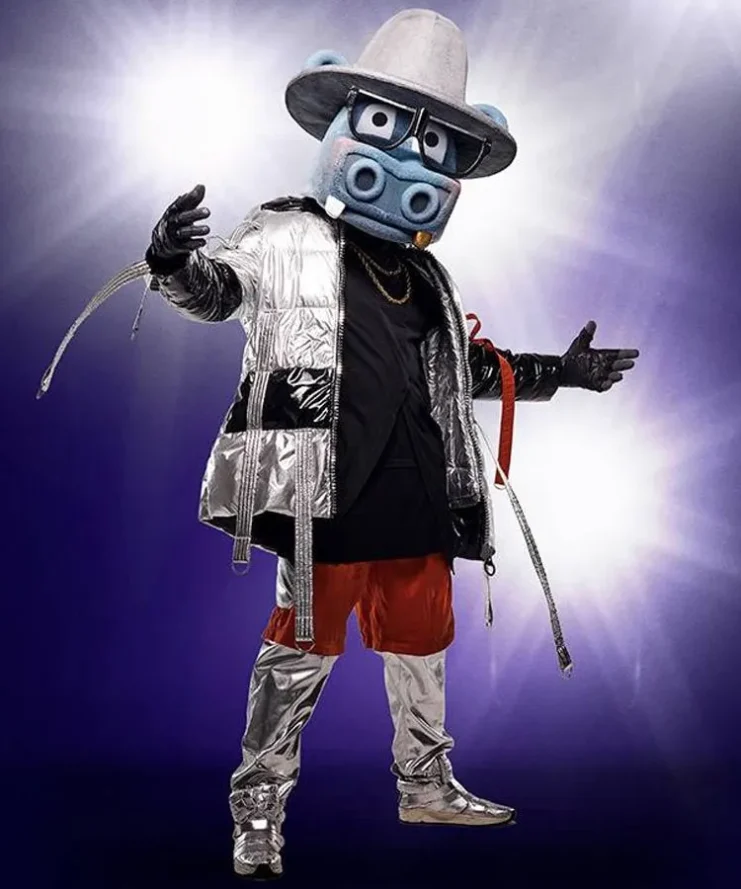 The Masked Singer Antonio Hippo Silver Hooded Jacket