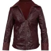Niobe red leather jacket inspired by The Matrix 4 2021