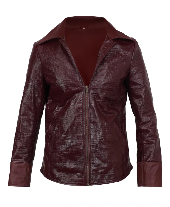 Niobe red leather jacket inspired by The Matrix 4 2021