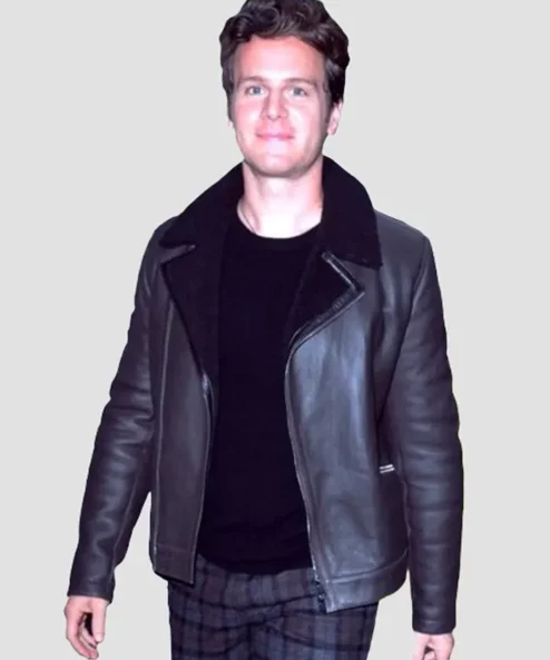 The Matrix 4 Mindhunter Black Leather Aviator Jacket