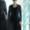 The Matrix 4 Trinity Carrie Anne Moss Long Trench Coat