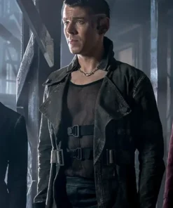 The Matrix Resurrections 04 Berg Long Trench Denim Coat