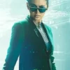 The Matrix Resurrections Gwyn de Vere Wool Black Blazer Coat
