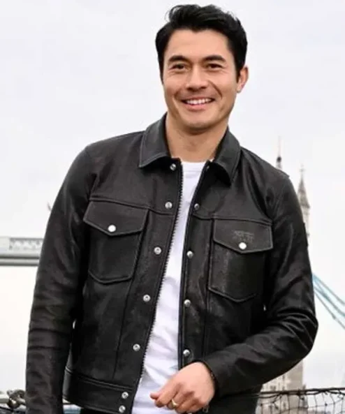 The Ministry of Ungentlemanly Warfare Freddy Alvarez Leather Jacket Side