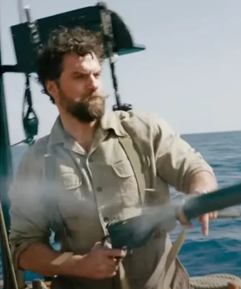 The Ministry of Ungentlemanly Warfare Henry Cavill Grey Shirt