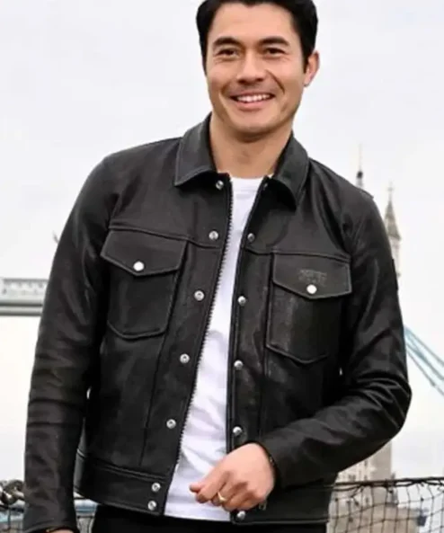 The Ministry of Ungentlemanly Warfare Henry Golding Leather Jacket