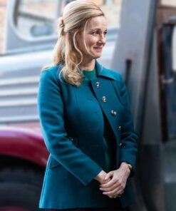 The Miracle Club 2023 Chrissie Teal Blue Coat