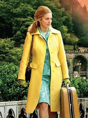 The Miracle Club 2023 Chrissie Trench Yellow Coat