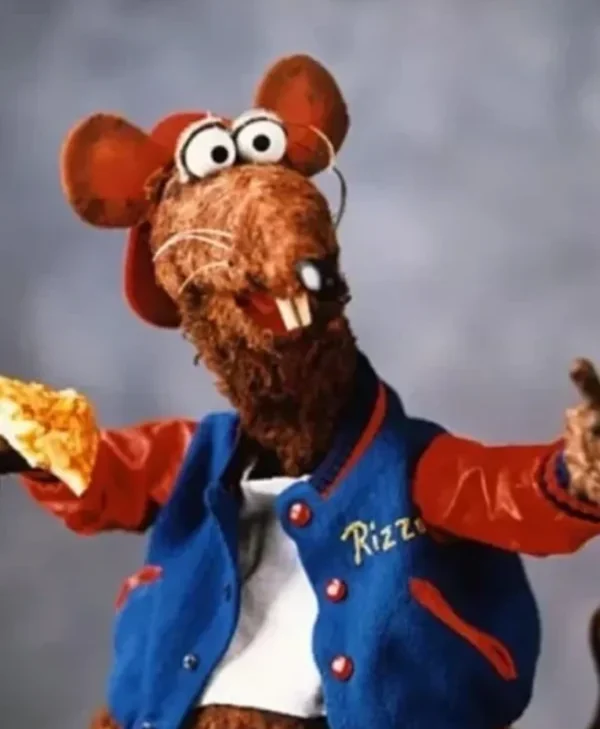 The Muppets Rizzo The Rat Varsity Jacket