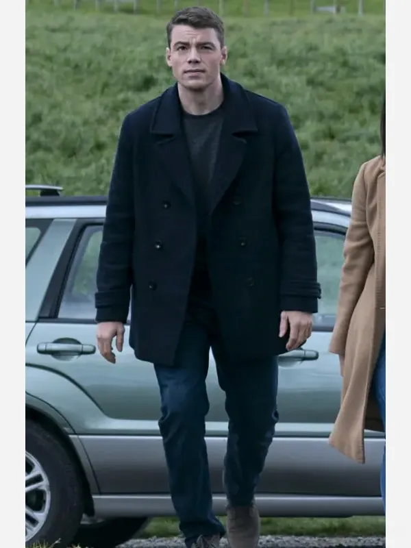 The Night Agent 2023 Peter Sutherland Cotton Black Jacket