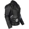 The Nightmare Before Christmas Black Studded Leather Biker Jacket