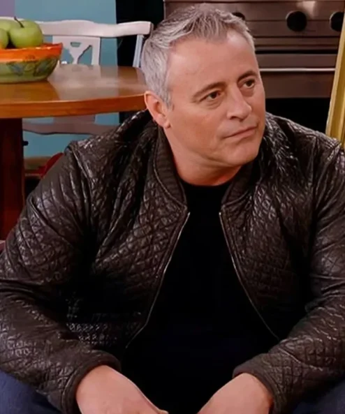The Reunion Friends Matt LeBlanc Brown Leather Jacket